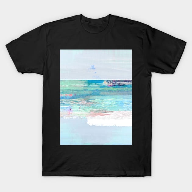 Ocean Waves Abstraction T-Shirt by Urban_Vintage